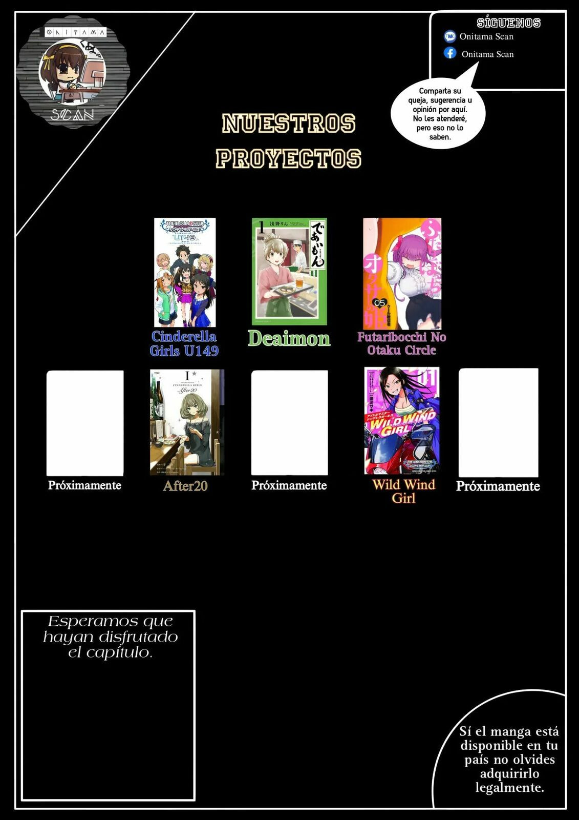 Read The iDOLMOSTER Cinderella Girls WILD WIND GIRL ES Manga Online