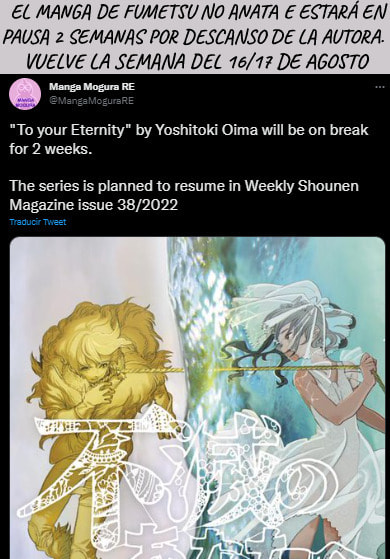 Read To Your Eternity ES Manga Online