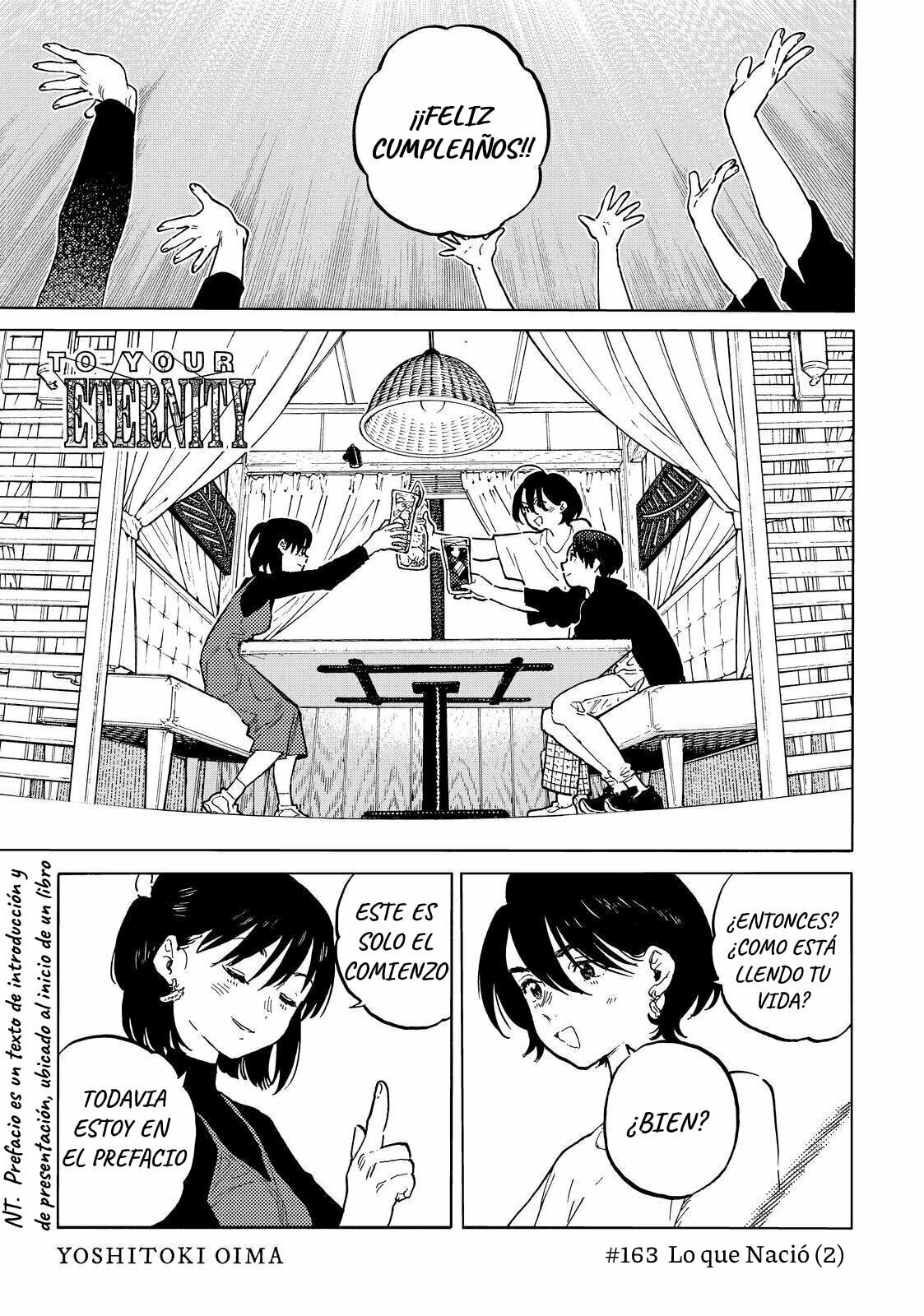 Read To Your Eternity ES Manga Online