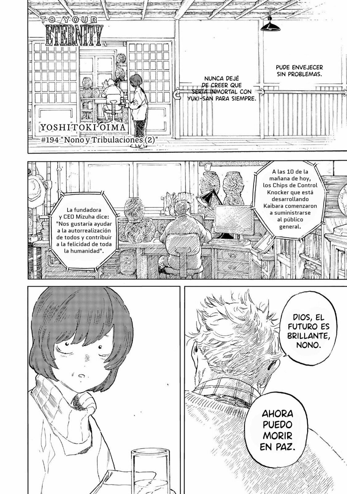 Read To Your Eternity ES Manga Online