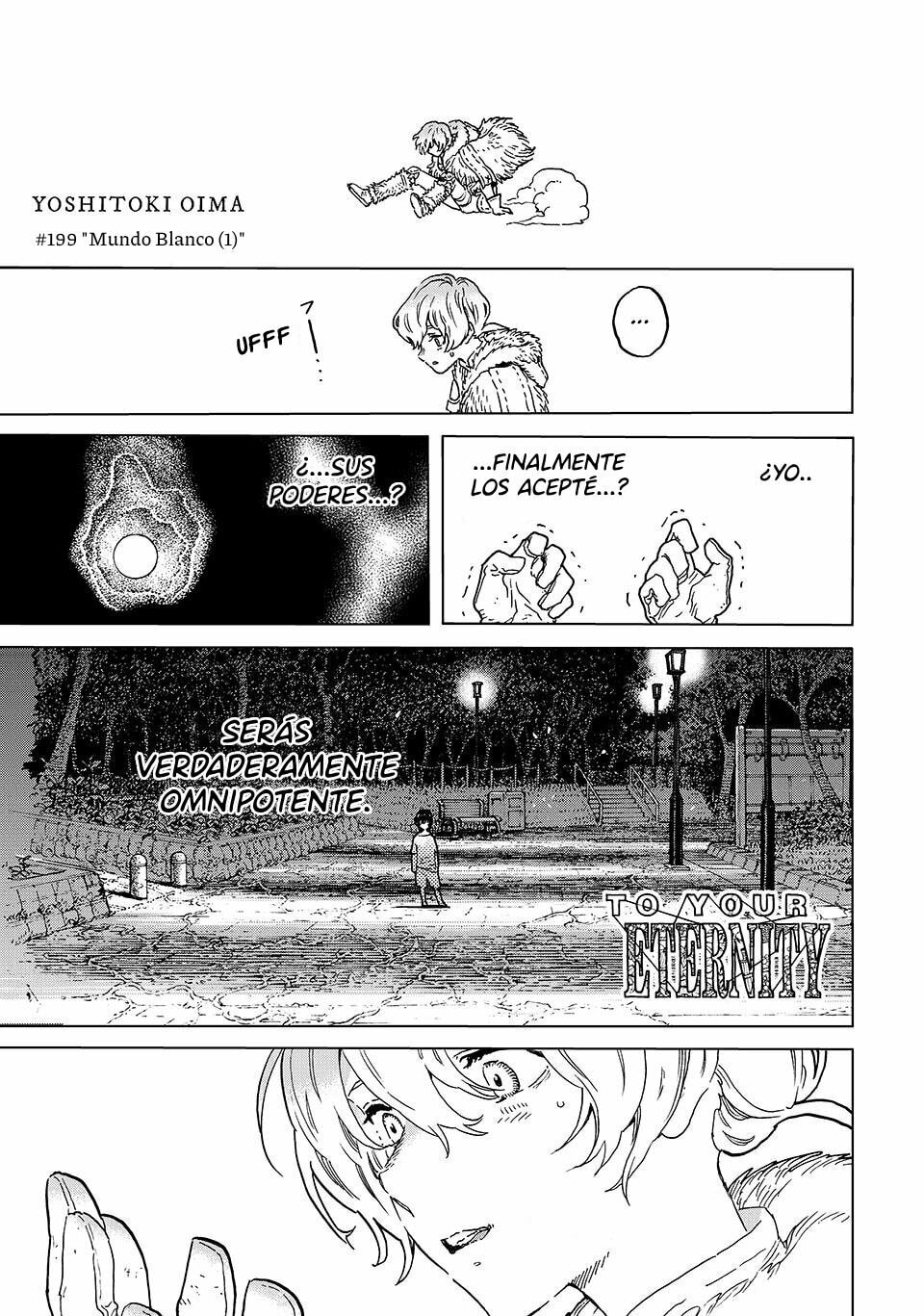 Read To Your Eternity ES Manga Online