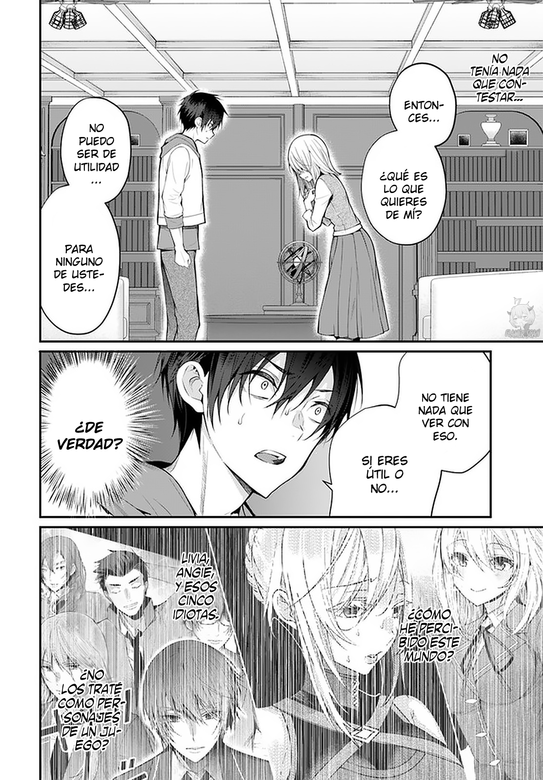 Read Trapped in a Dating Sim ES Manga Online