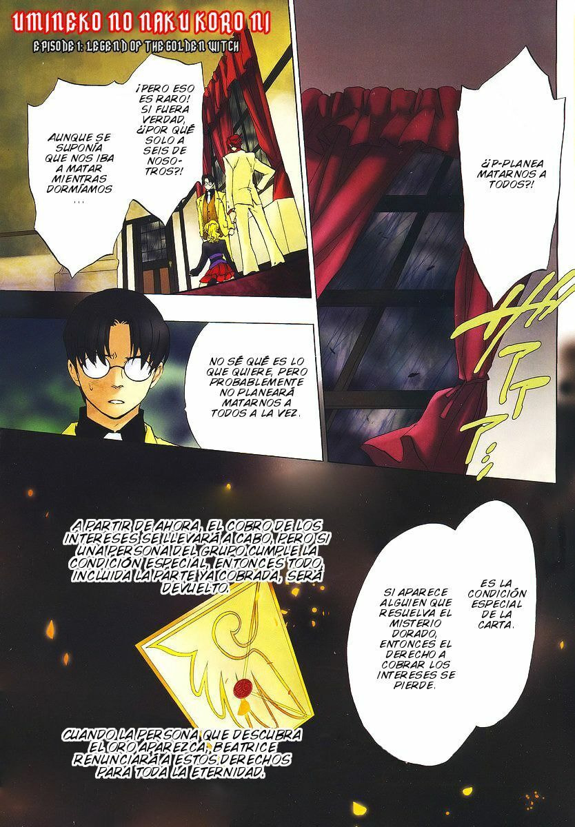 Read Umineko Legend of the Golden Witch ES Manga Online