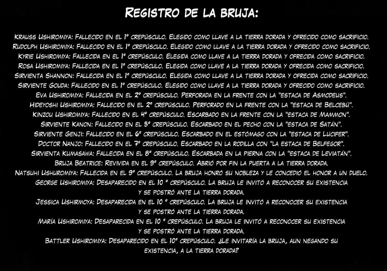 Read Umineko Legend of the Golden Witch ES Manga Online