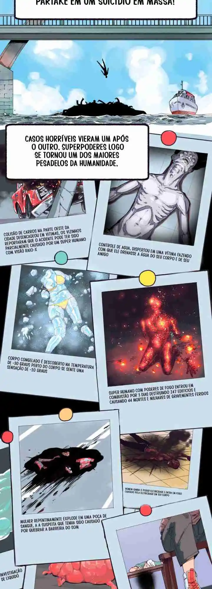 Read A World Where Only Superheroes Are Harmed PT Manga Online