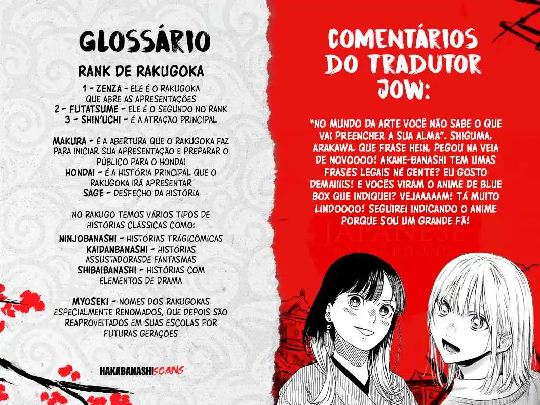 Read Akane Banashi PT Manga Online