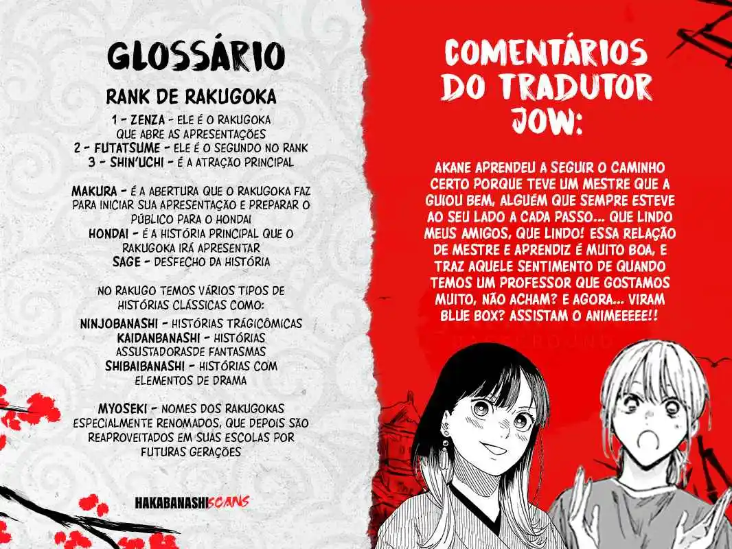 Read Akane Banashi PT Manga Online