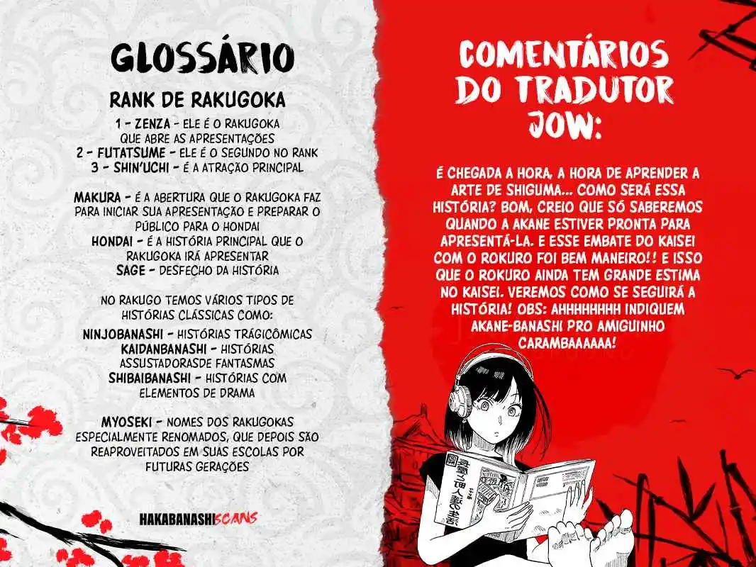 Read Akane Banashi PT Manga Online