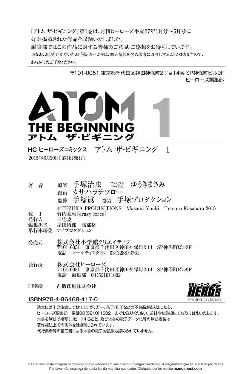 Read Atom The Beginning PT Manga Online