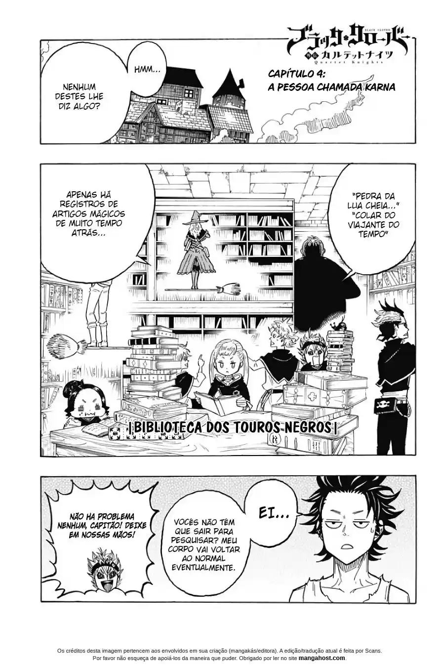 Read Black Clover Gaiden Quartet Knights PT Manga Online