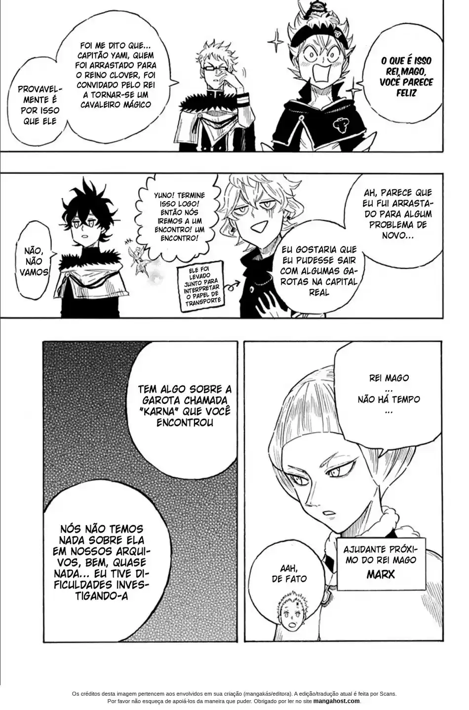 Read Black Clover Gaiden Quartet Knights PT Manga Online