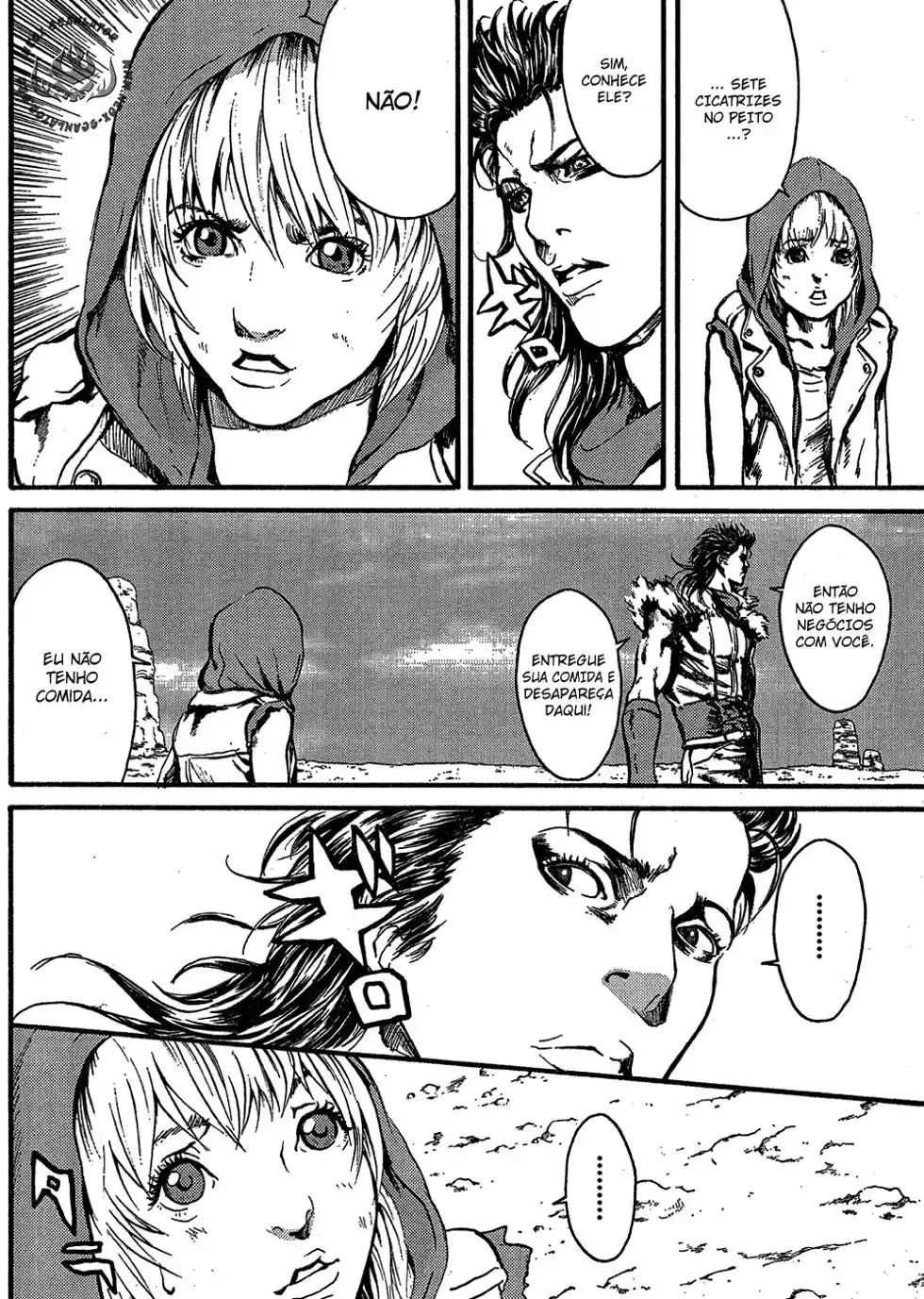 Read Black and Blue Hungry Wolf - Fist of the North Star Rei Gaiden PT Manga Online