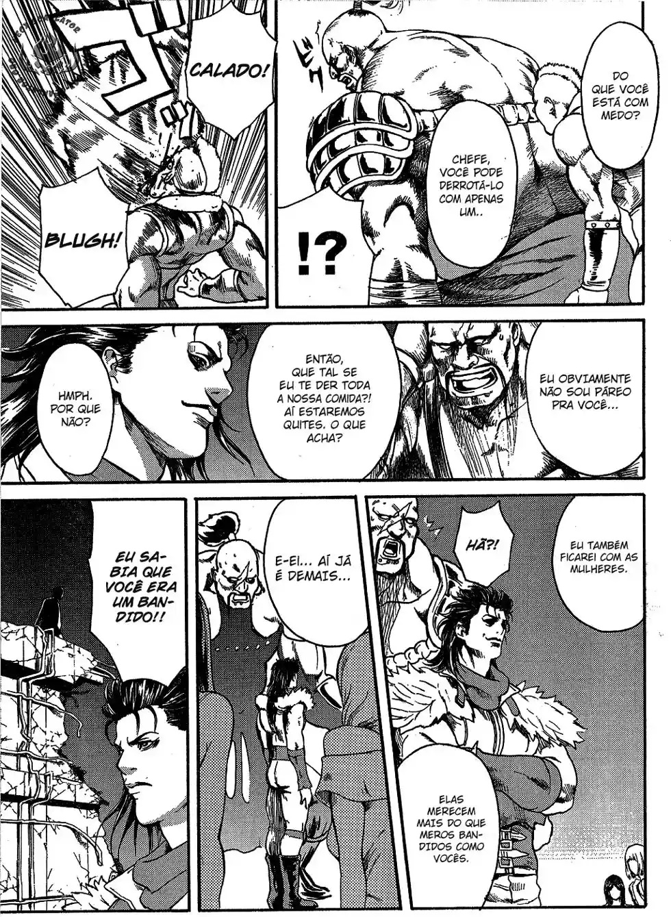 Read Black and Blue Hungry Wolf - Fist of the North Star Rei Gaiden PT Manga Online