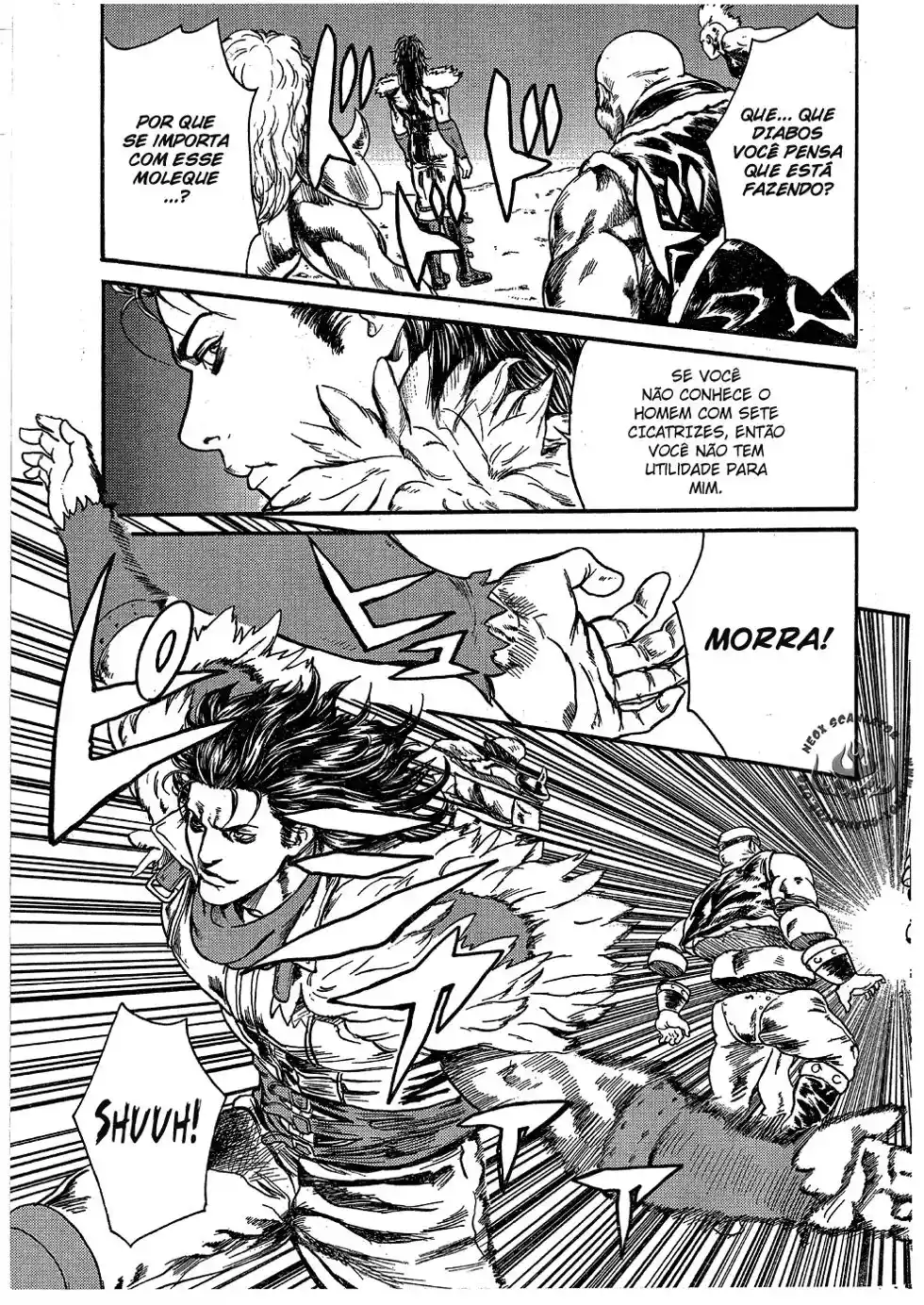 Read Black and Blue Hungry Wolf - Fist of the North Star Rei Gaiden PT Manga Online