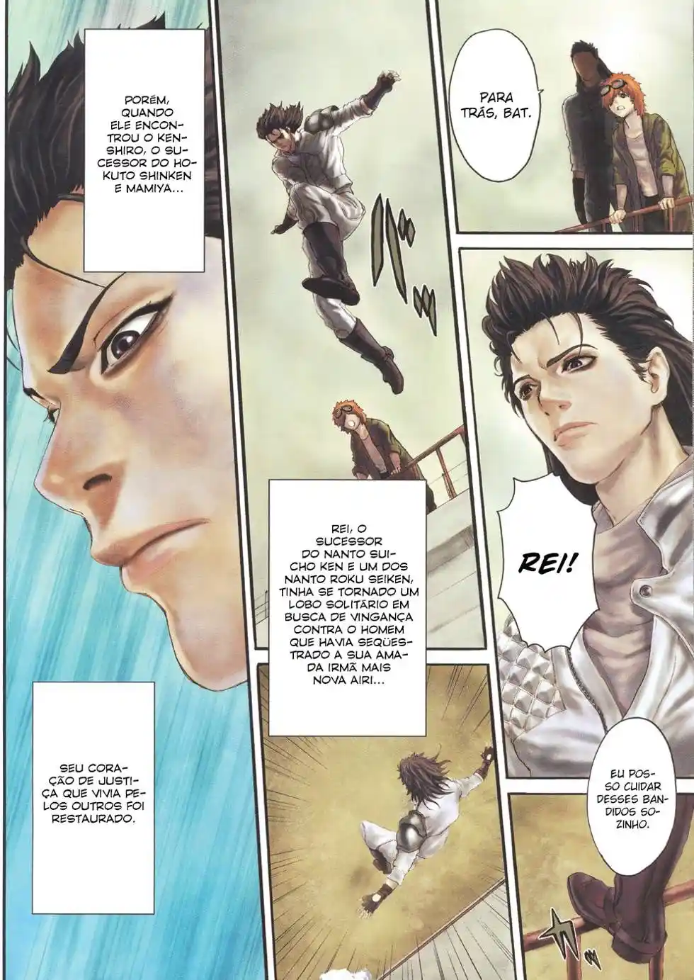 Read Black and Blue Hungry Wolf - Fist of the North Star Rei Gaiden PT Manga Online