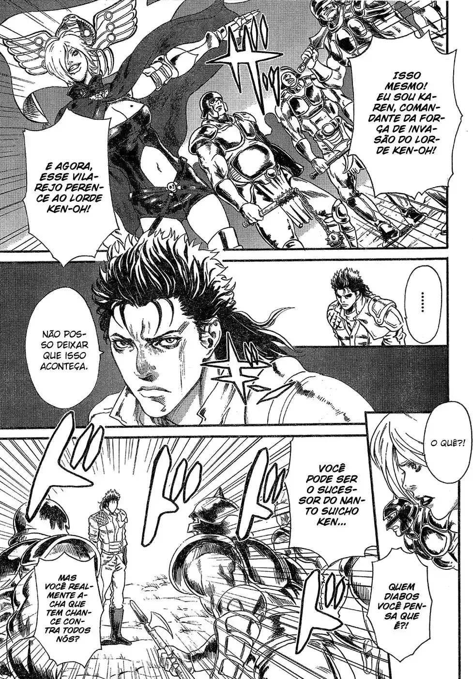 Read Black and Blue Hungry Wolf - Fist of the North Star Rei Gaiden PT Manga Online