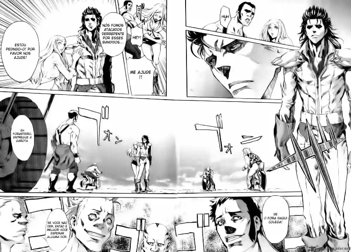 Read Black and Blue Hungry Wolf - Fist of the North Star Rei Gaiden PT Manga Online