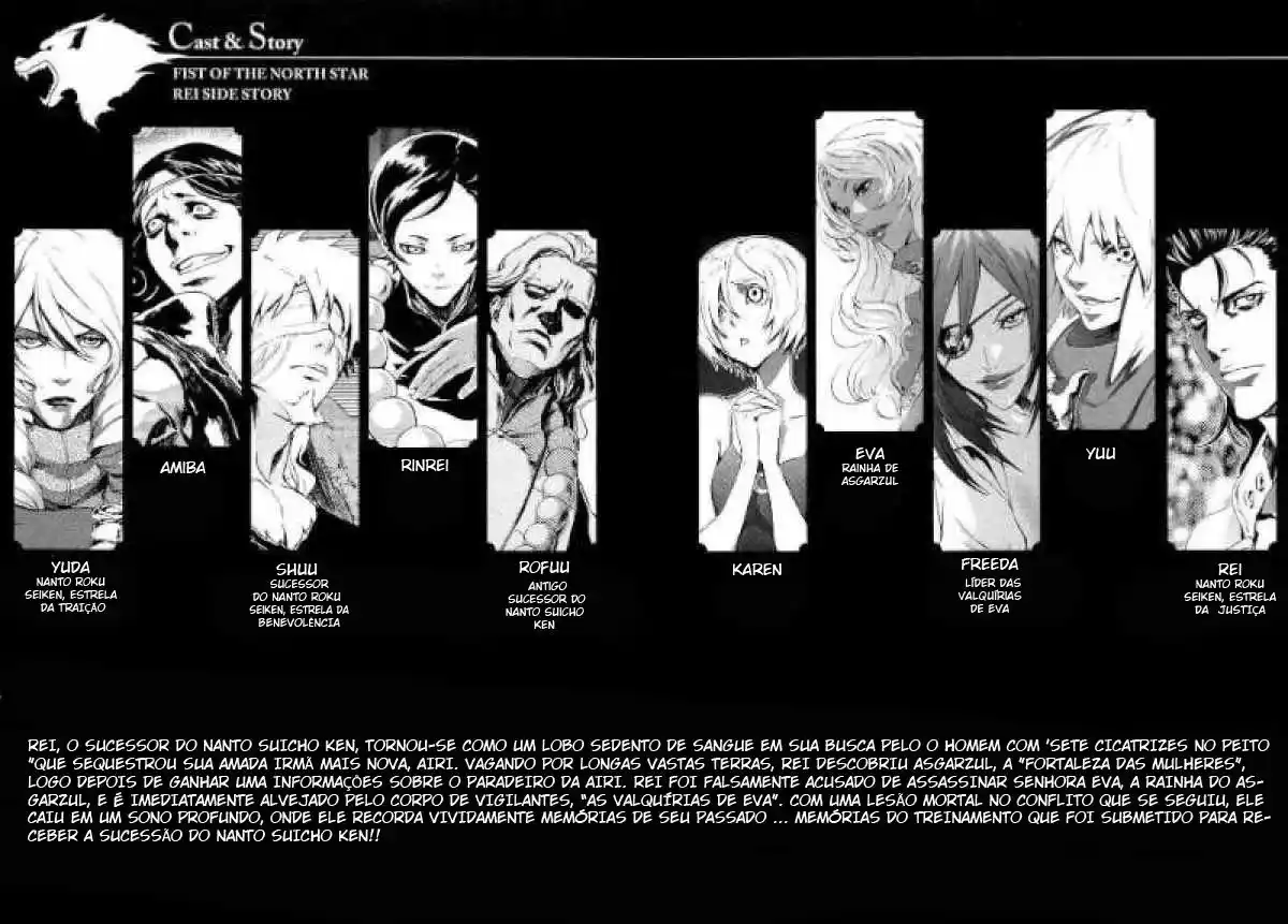 Read Black and Blue Hungry Wolf - Fist of the North Star Rei Gaiden PT Manga Online