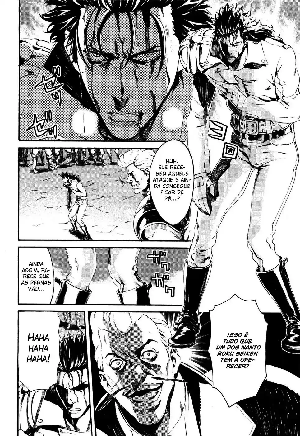 Read Black and Blue Hungry Wolf - Fist of the North Star Rei Gaiden PT Manga Online