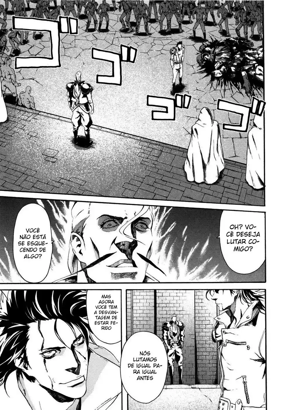 Read Black and Blue Hungry Wolf - Fist of the North Star Rei Gaiden PT Manga Online