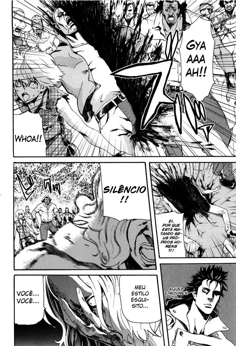 Read Black and Blue Hungry Wolf - Fist of the North Star Rei Gaiden PT Manga Online