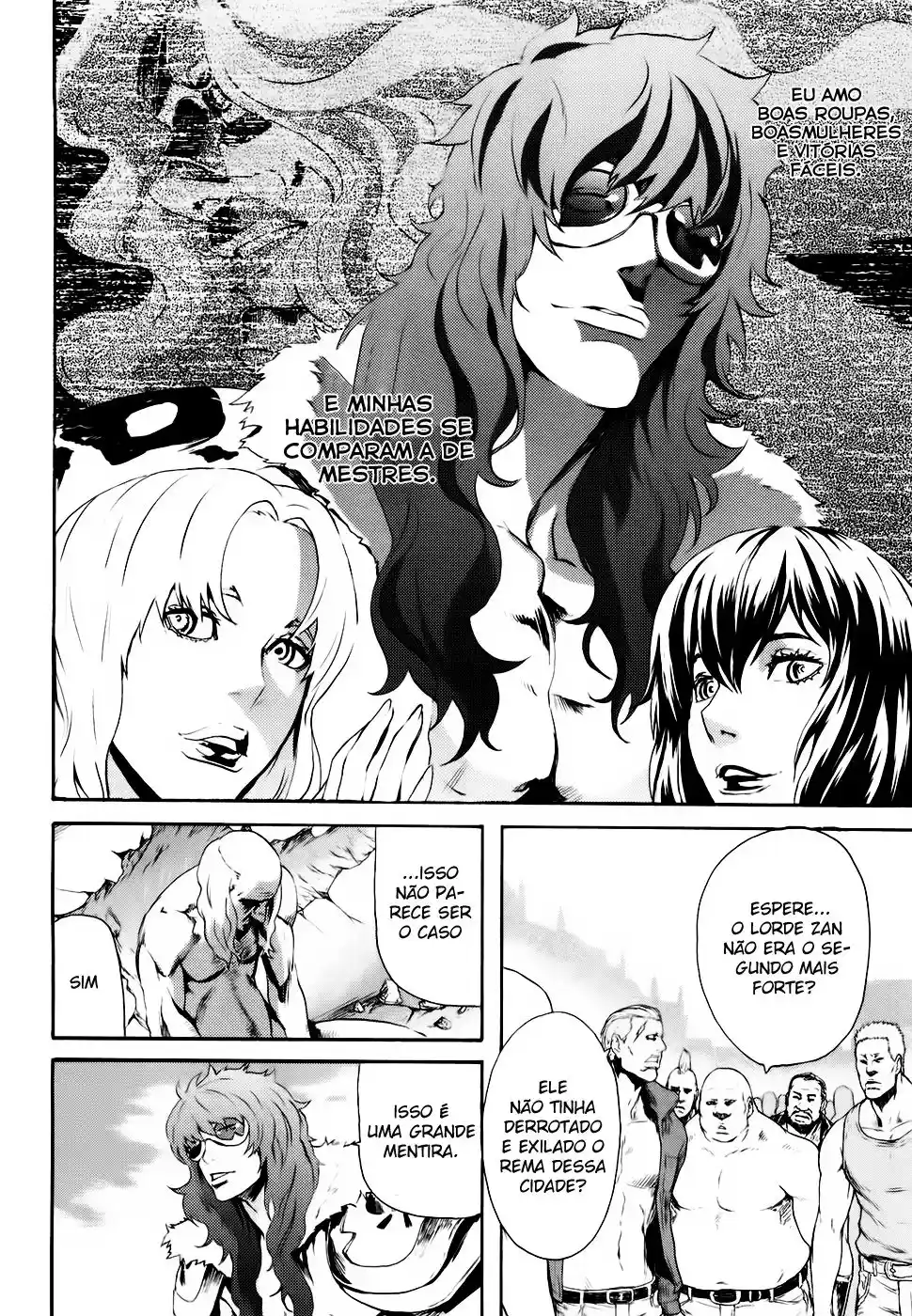 Read Black and Blue Hungry Wolf - Fist of the North Star Rei Gaiden PT Manga Online