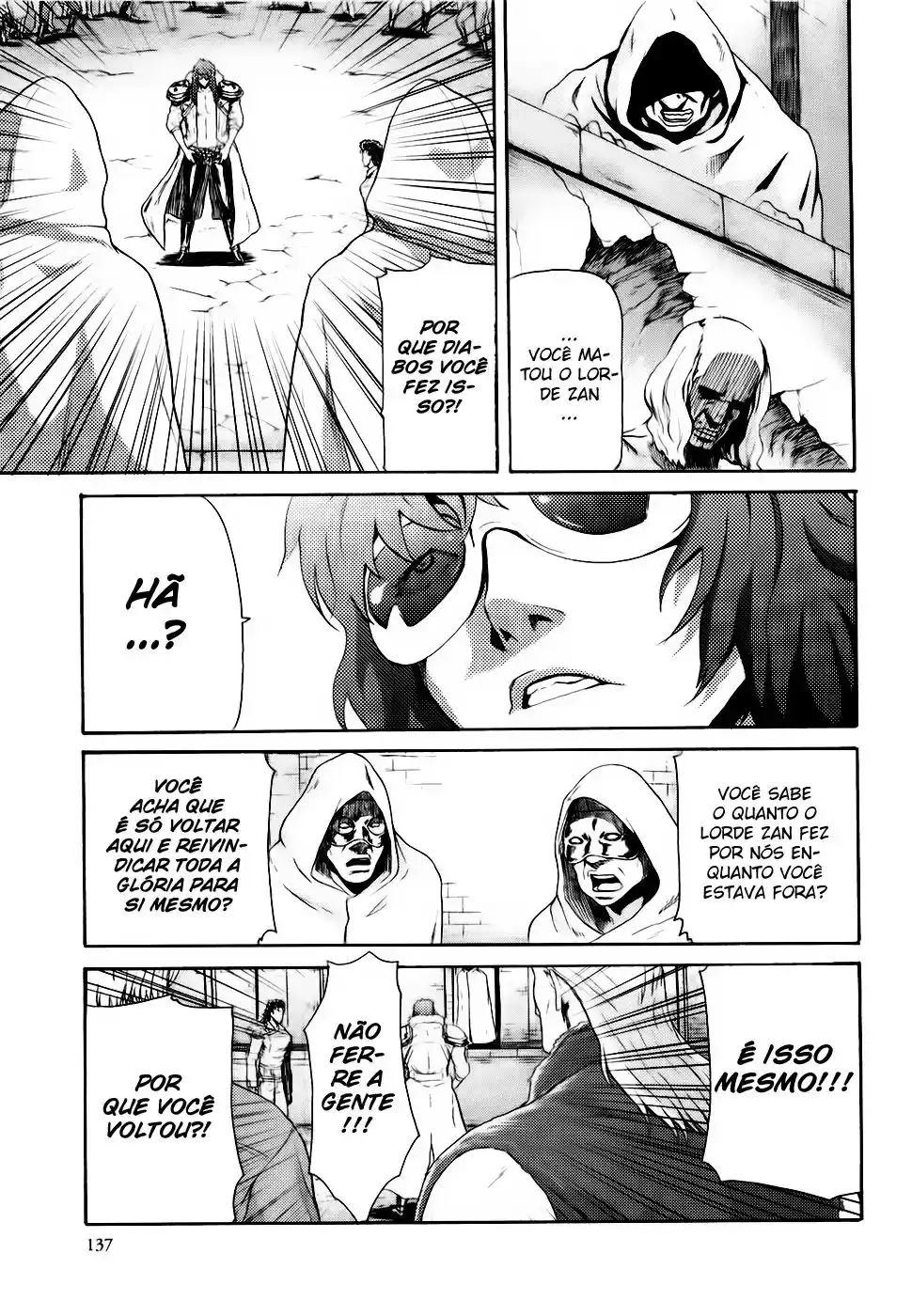 Read Black and Blue Hungry Wolf - Fist of the North Star Rei Gaiden PT Manga Online