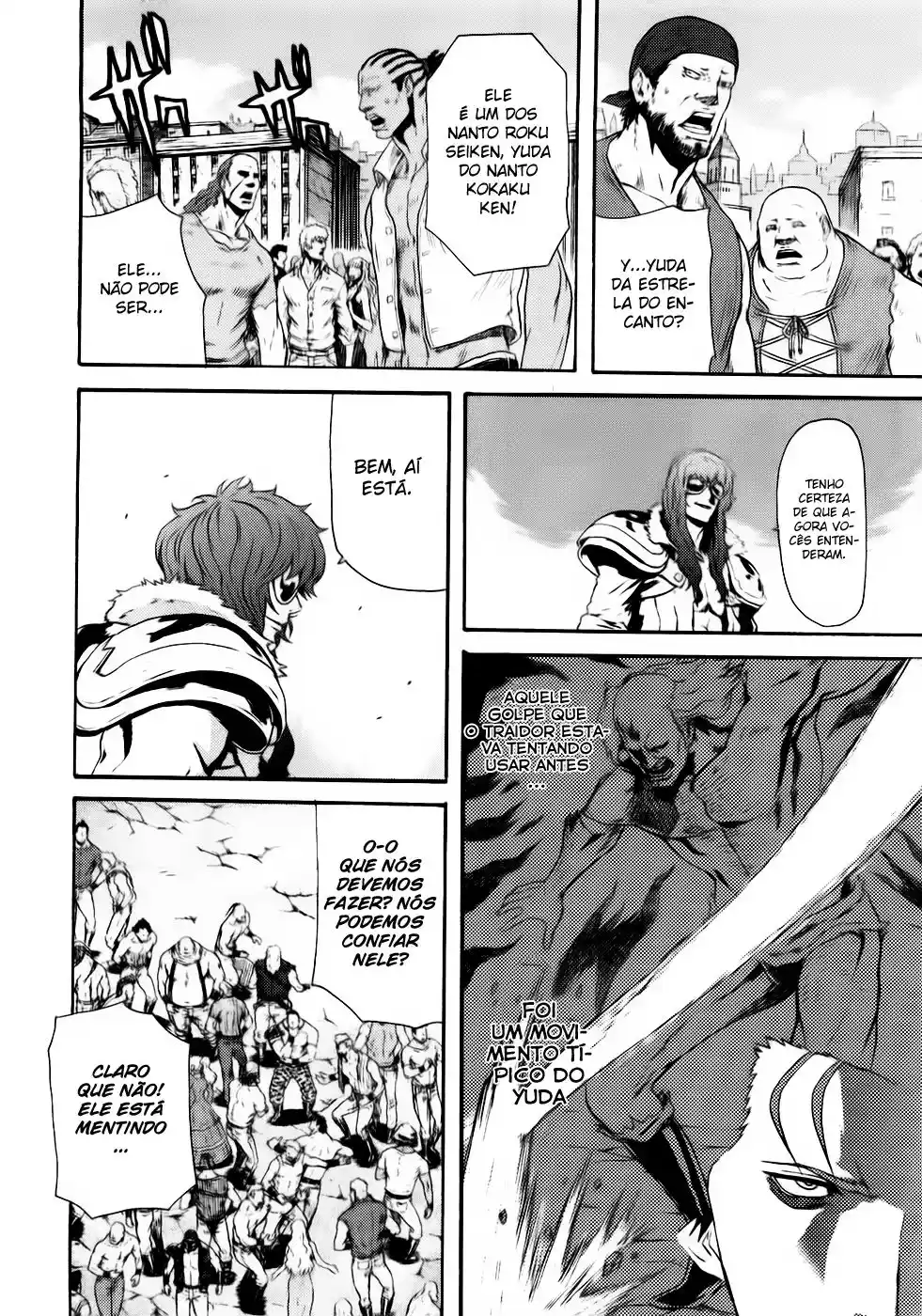 Read Black and Blue Hungry Wolf - Fist of the North Star Rei Gaiden PT Manga Online