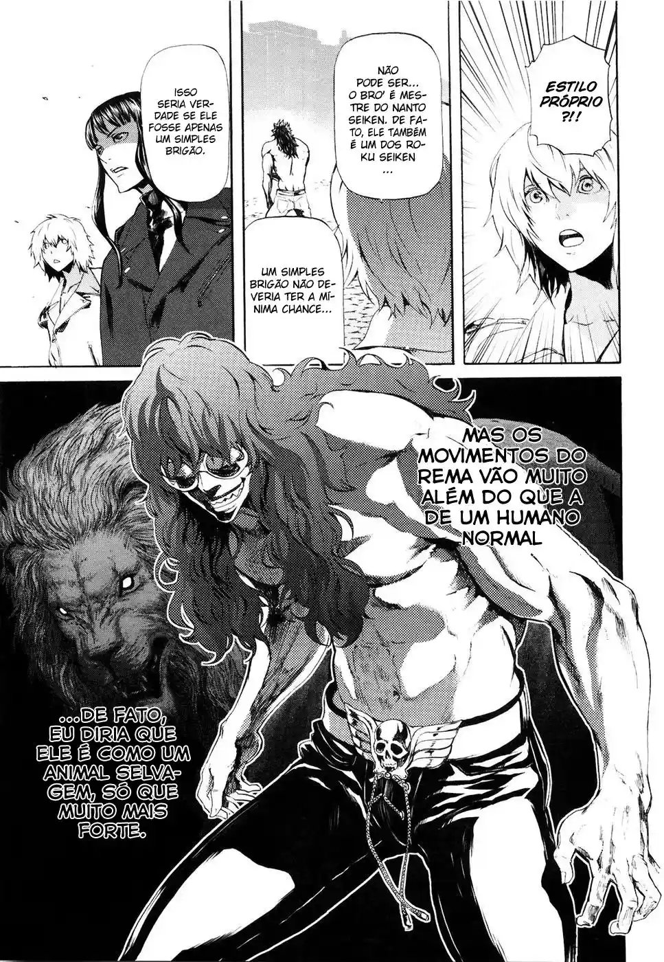 Read Black and Blue Hungry Wolf - Fist of the North Star Rei Gaiden PT Manga Online