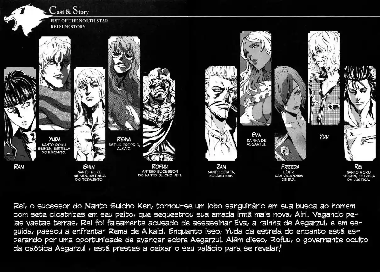 Read Black and Blue Hungry Wolf - Fist of the North Star Rei Gaiden PT Manga Online