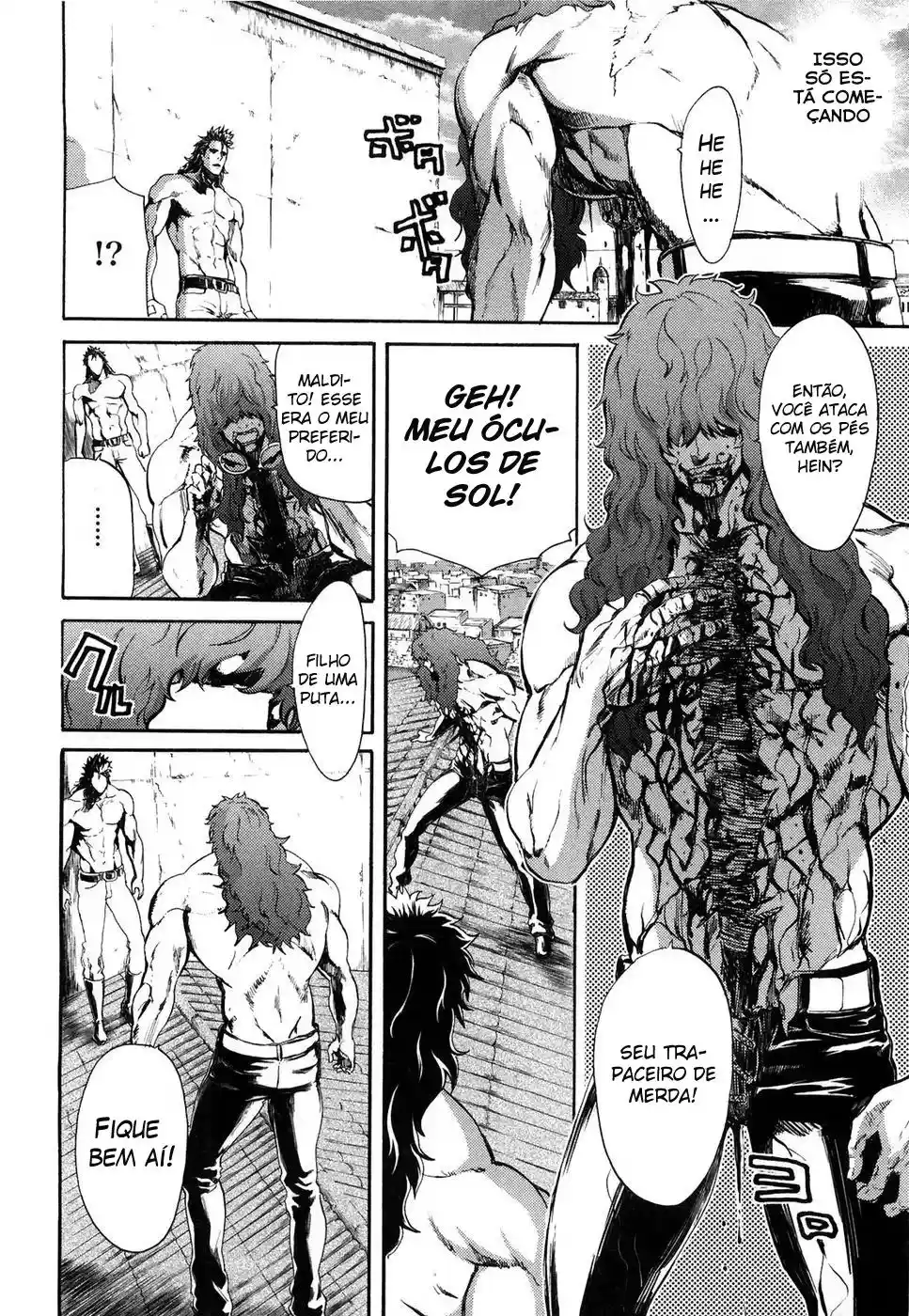 Read Black and Blue Hungry Wolf - Fist of the North Star Rei Gaiden PT Manga Online