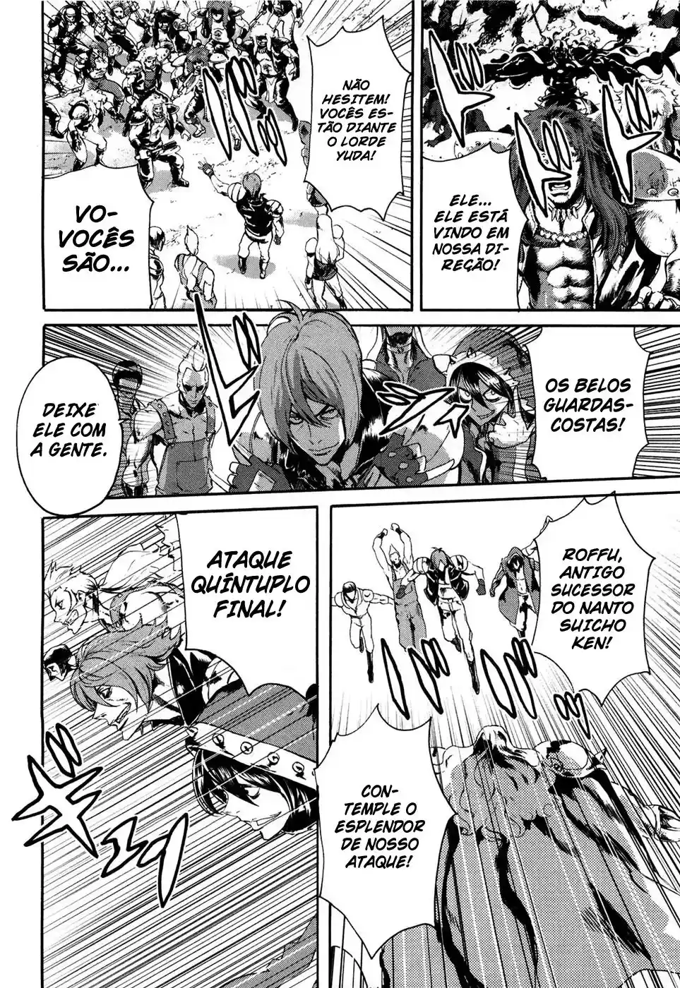 Read Black and Blue Hungry Wolf - Fist of the North Star Rei Gaiden PT Manga Online