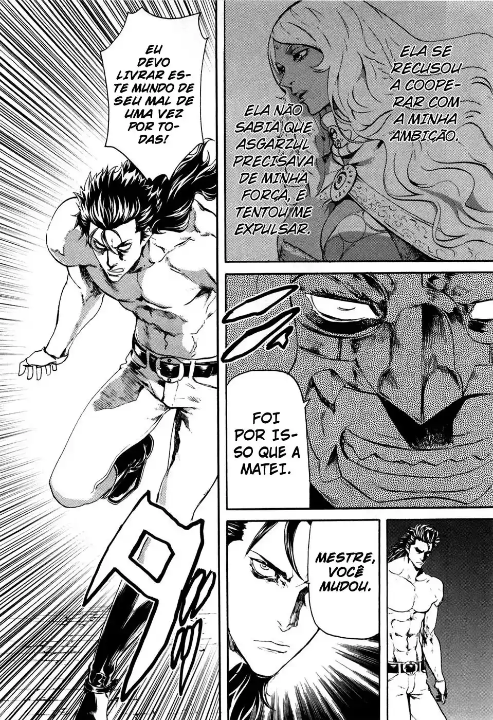 Read Black and Blue Hungry Wolf - Fist of the North Star Rei Gaiden PT Manga Online