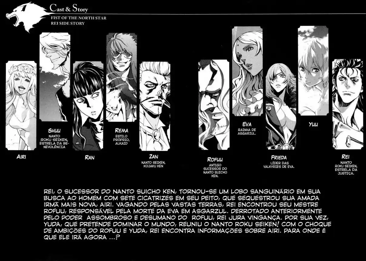 Read Black and Blue Hungry Wolf - Fist of the North Star Rei Gaiden PT Manga Online