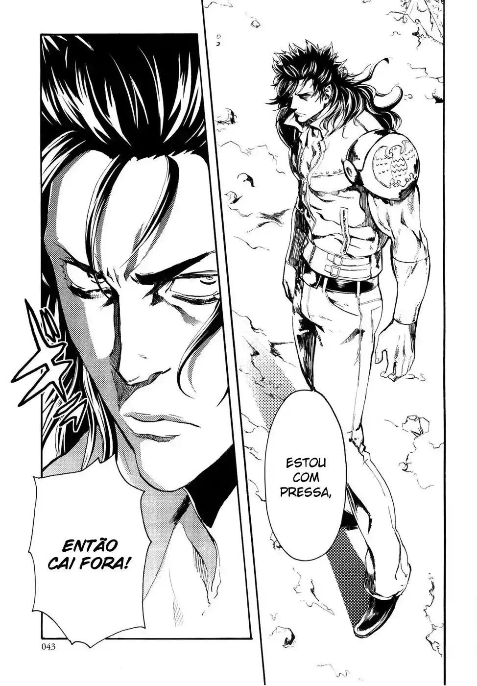 Read Black and Blue Hungry Wolf - Fist of the North Star Rei Gaiden PT Manga Online