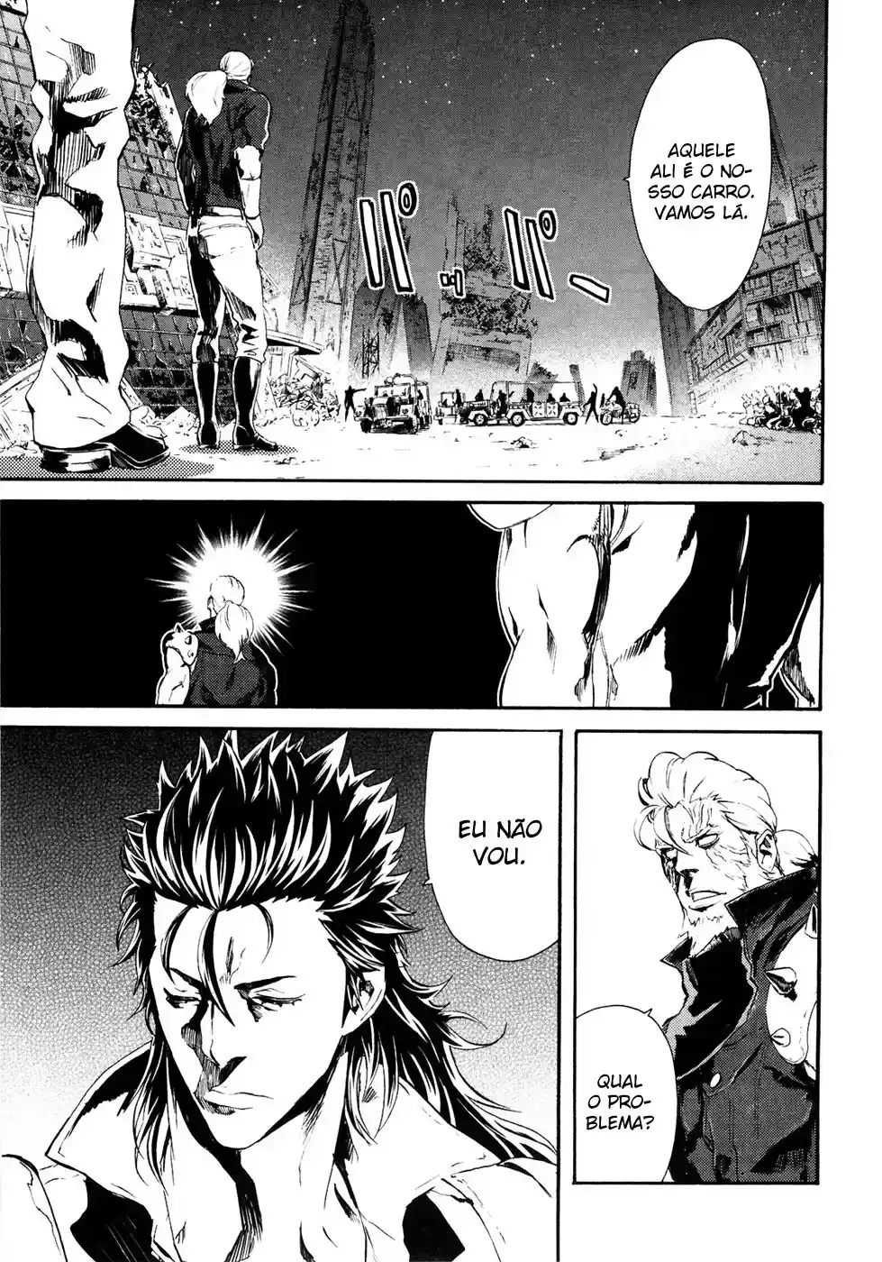 Read Black and Blue Hungry Wolf - Fist of the North Star Rei Gaiden PT Manga Online