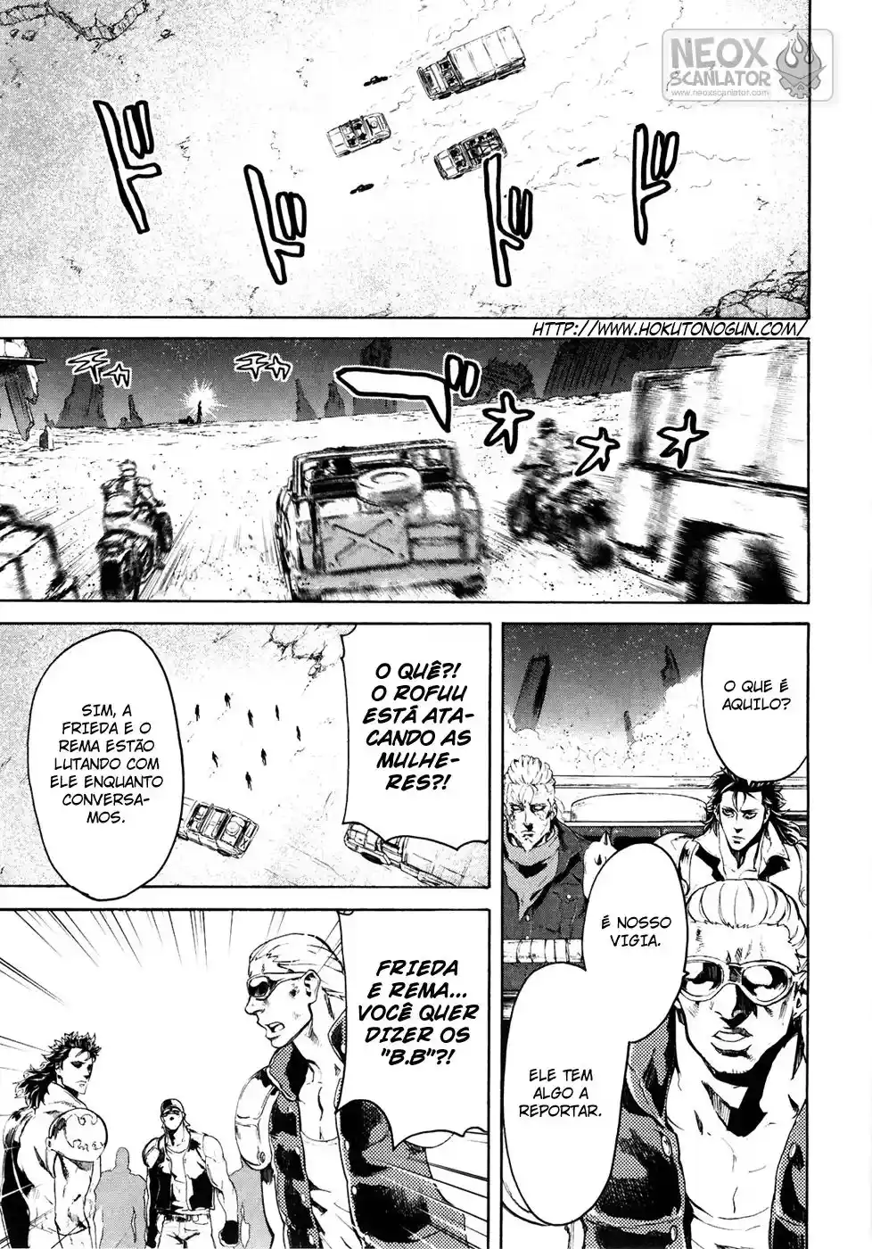 Read Black and Blue Hungry Wolf - Fist of the North Star Rei Gaiden PT Manga Online