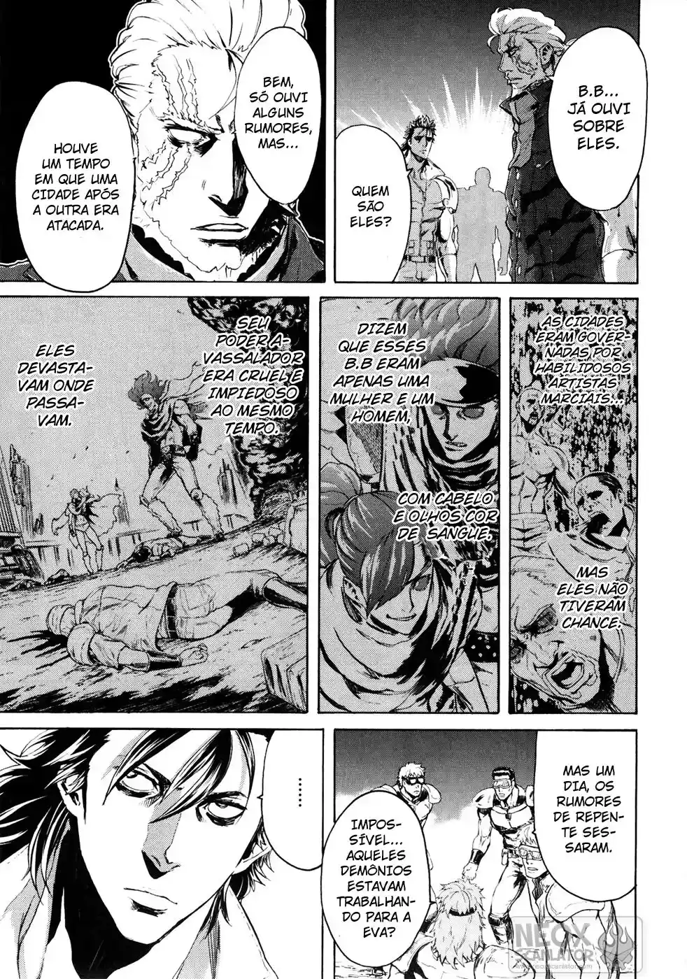 Read Black and Blue Hungry Wolf - Fist of the North Star Rei Gaiden PT Manga Online