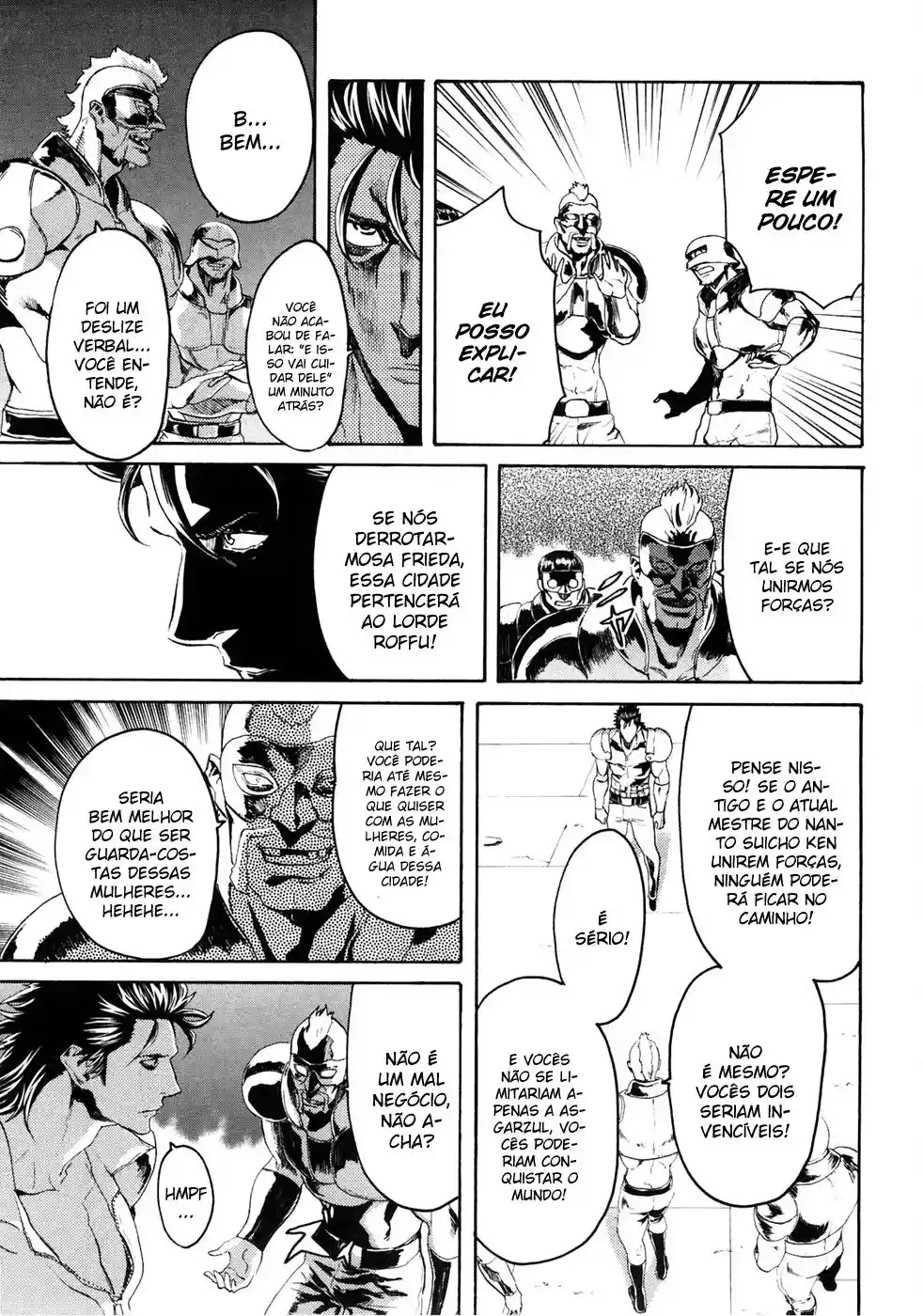 Read Black and Blue Hungry Wolf - Fist of the North Star Rei Gaiden PT Manga Online