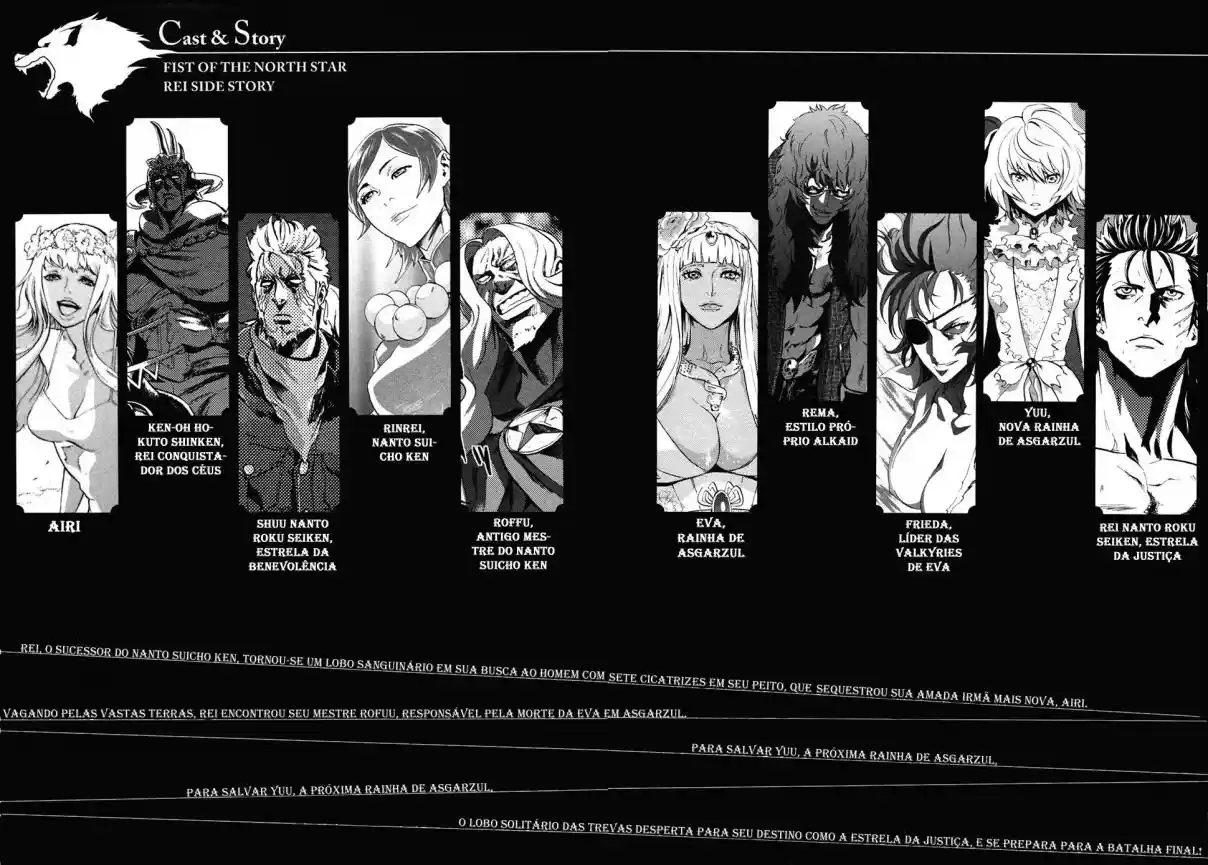 Read Black and Blue Hungry Wolf - Fist of the North Star Rei Gaiden PT Manga Online