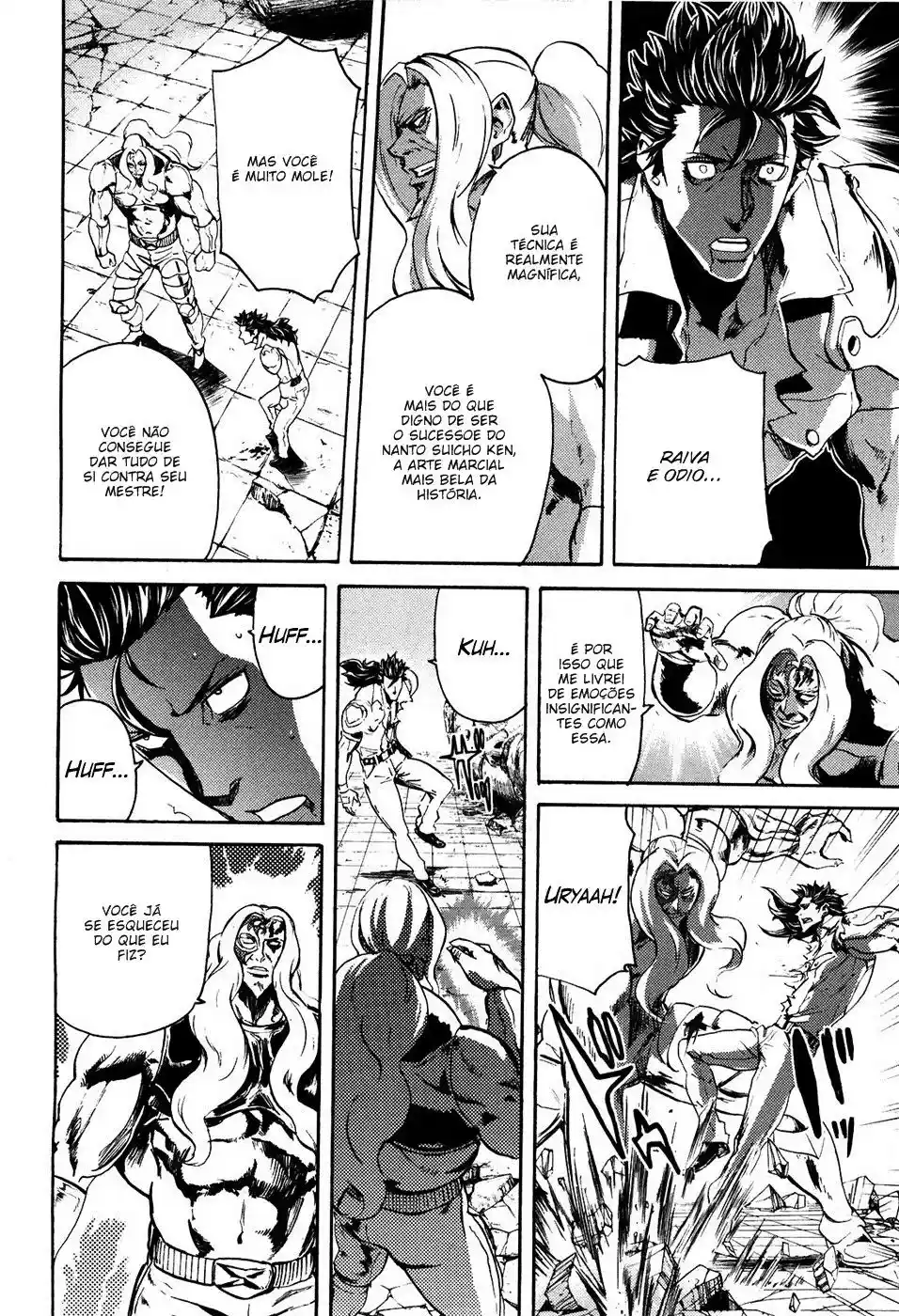 Read Black and Blue Hungry Wolf - Fist of the North Star Rei Gaiden PT Manga Online