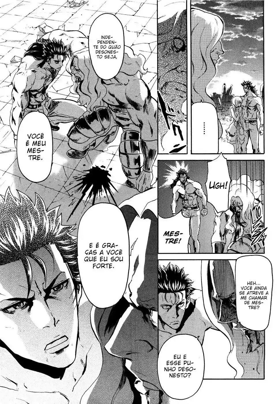 Read Black and Blue Hungry Wolf - Fist of the North Star Rei Gaiden PT Manga Online