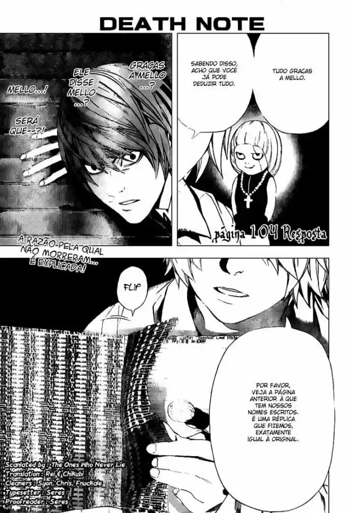 Read Death Note PT Manga Online