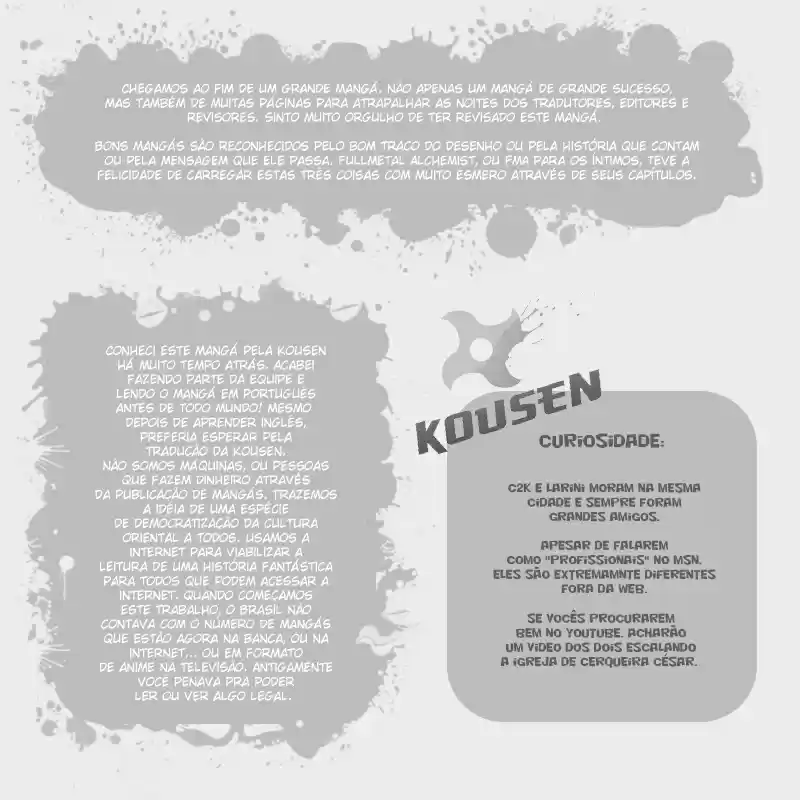 Read Fullmetal Alchemist PT Manga Online