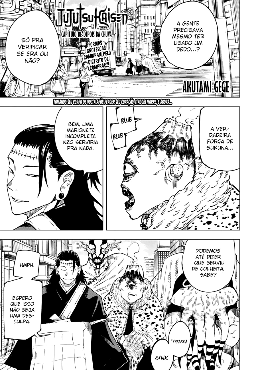 Read Jujutsu Kaisen Mangá PT Manga Online
