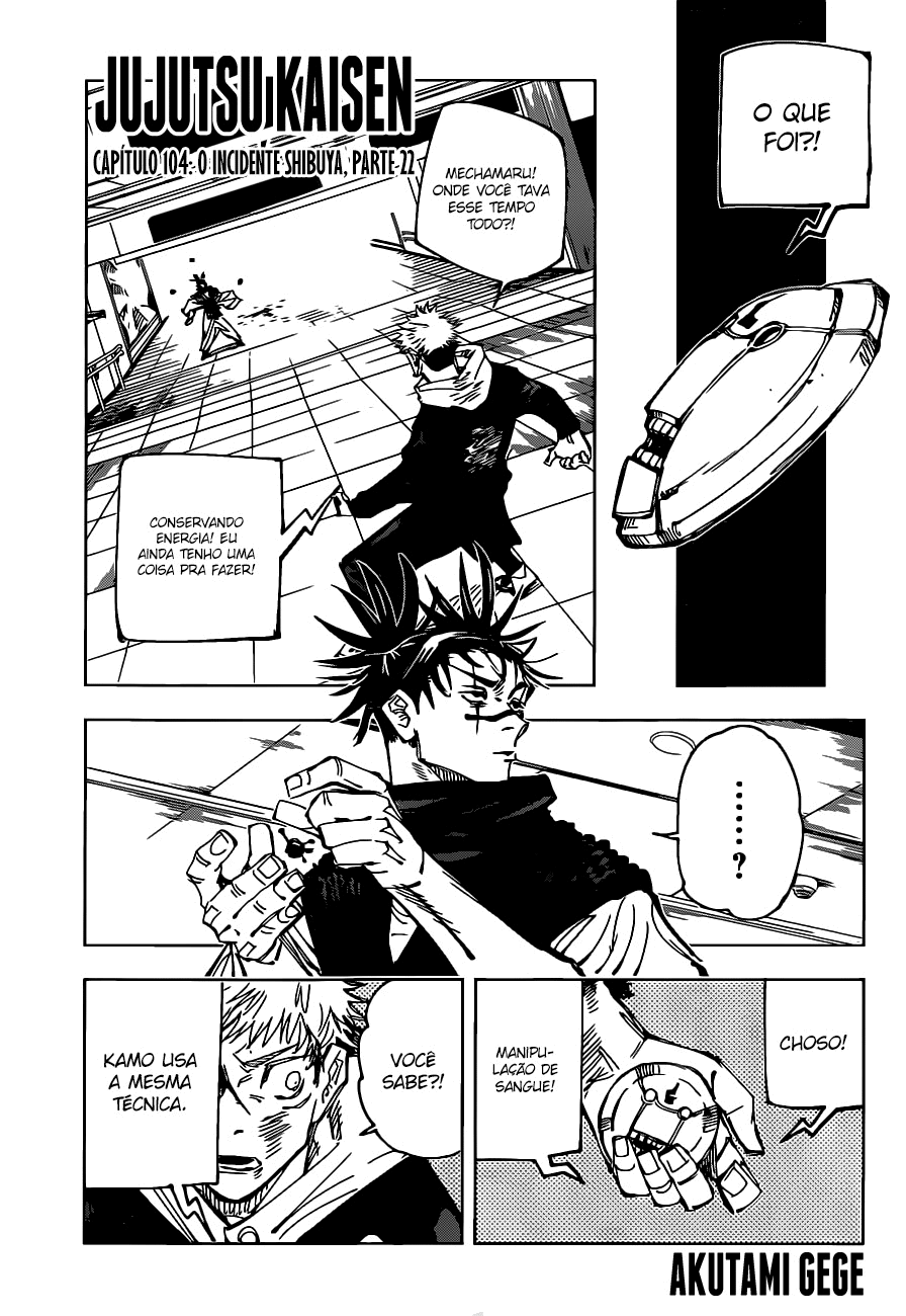 Read Jujutsu Kaisen Mangá PT Manga Online