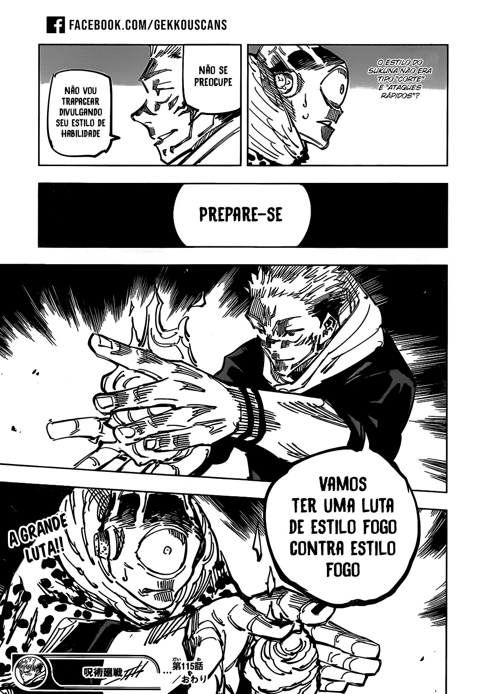 Read Jujutsu Kaisen Mangá PT Manga Online