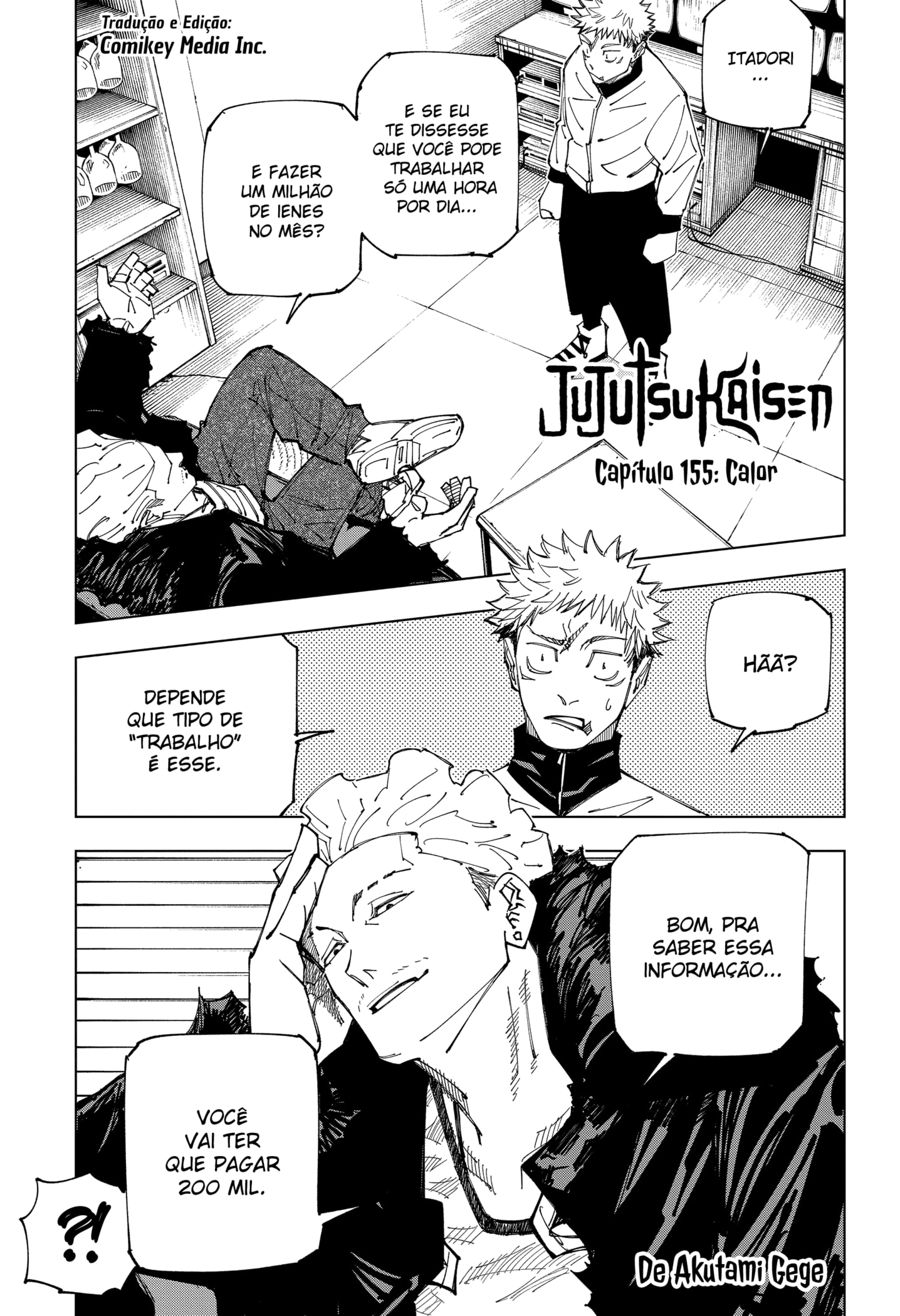 Read Jujutsu Kaisen Mangá PT Manga Online