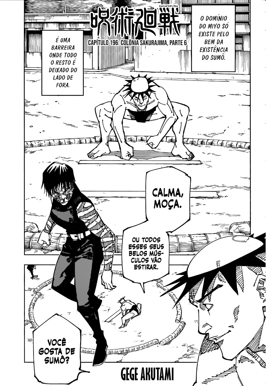 Read Jujutsu Kaisen Mangá PT Manga Online