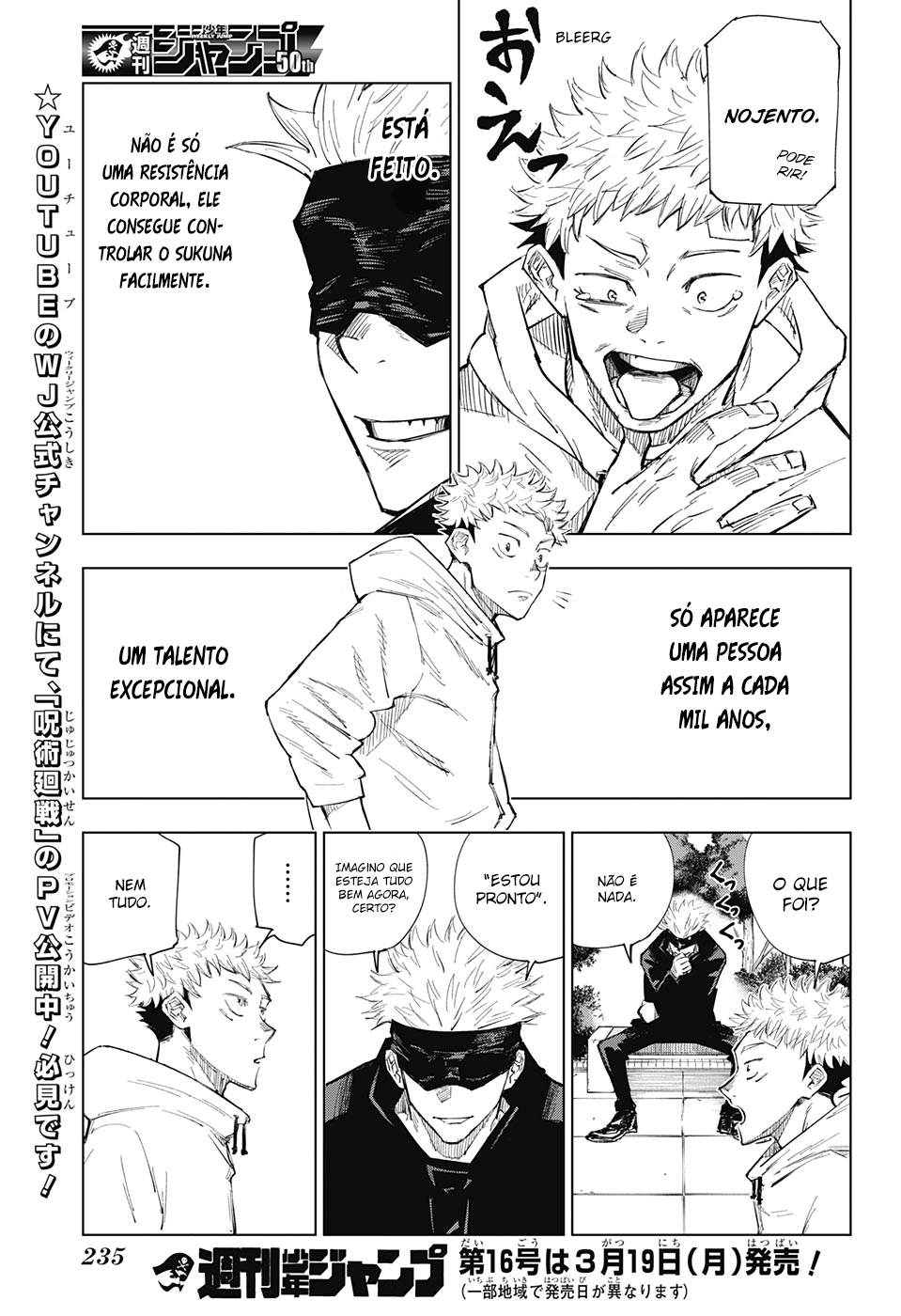 Read Jujutsu Kaisen Mangá PT Manga Online